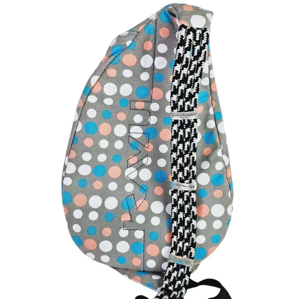 Kavu Rope Sling Bag with Polka Dot Pattern, Multi Pocket, EUC - Picture 4 of 6